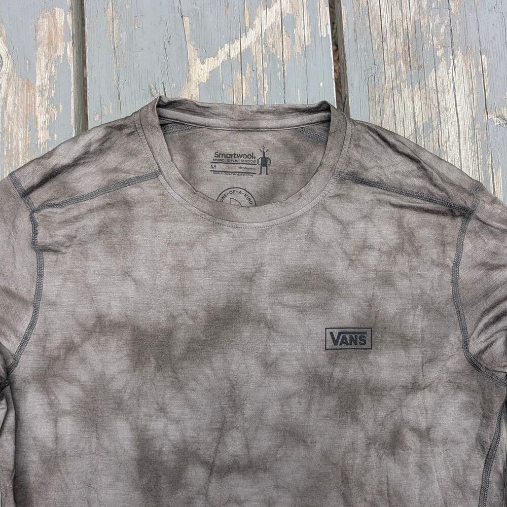 Smartwool x Vans Mens M Merino 150 Plant Based Dye Tie Dye Base Layer Shirt - Picture 2 of 7
